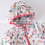 S60593B 2017 Girls Outwear Jacket Autumn Fashion Baby Girls Children Woodpecker Print Long Sleeve Hoodie Jacket Outer Coat thumbnail-3