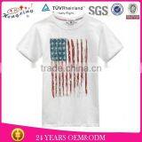 Customed Design White Sport Print t Shirt thumbnail-1