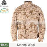 Military Jacket, Merino Wool Camouflage Military Life Jacket thumbnail-4