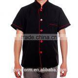 Hotel Staff Uniforms White Long or Short Sleeve Waiter Chef Uniforms thumbnail-2