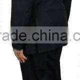 NAAMS MEN'S WOOL 2 BUTTON 2 VENT SLIM FIT SUIT JACKET FLAT FRONT PANT CHARCOAL thumbnail-3