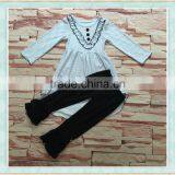 2017 Polka Dots Kurti Designs Baby Girls Long Sleeve Fall Outfit Real Picture OME Service thumbnail-2