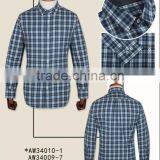 Classical Checked 100% Cotton Flannel Causal Men Shirts thumbnail-4