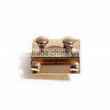 Zinc Based Alloy Purse Twist Turn Lock Gold Plated 36mm(1 3/8") x 35mm(1 3/8"), 1 Set thumbnail-1