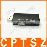 USB 2.0 TO Serial ATA SATA/eSATA Bridge Adapter For SATA Internal External Drive thumbnail-1