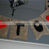 Burlap Felt Rustic Bunting Bridal Shower , Bridal Shower Favors, Bridal Shower Decoration thumbnail-2