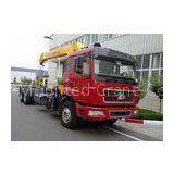 Transportation 12 Ton Cargo Crane Truck , Telescopic Boom Crane