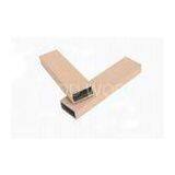 Grey WPC Tube Pipe Outdoor Decoration 40x20MM Weather-Resistance