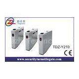 RFID Turnstile Security Products Flap Barrier Gate for Exhibition or Station