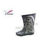 Flat non slip comfortable rain boots with pvc Outsole Material