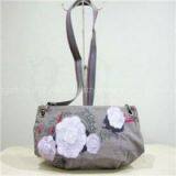 Embroider Canvas Shoulder Bag thumbnail-1