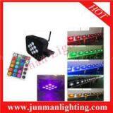 9*18w RGBWA+UV 6 In 1 Wireless DMX512 Battery Power IR Remote Control LED Par Light Party DJ Light