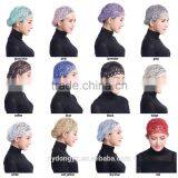 Shiny Lace Muslim Hat Headwear/one md Shimmer Stretchy Muslim Adjustable Lace Hat Cap/ Women Muslim Lace Cap