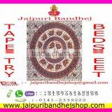 Jaipuri Bandhej Manufacturer Mandala,wall Hanging, Tapestry thumbnail-4
