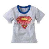 2017 Summer 100% Cotton Superman Casual Boys T-shirt thumbnail-1
