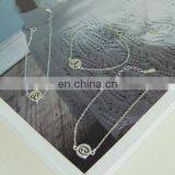 Dainty Disc Zodiac Bracelet Horoscope Pendant Minimal Star Sign Bracelet thumbnail-3