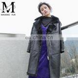 Real Sheep Fur Spring Tuscan Leather Jacket Long Sleeve Genuine Leather Jacket thumbnail-1