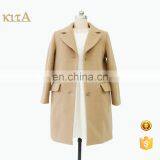 Fashion Women Winter Wool Coat With Long Sleeves thumbnail-1