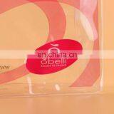 Custom Design Transparent Fashional Waterproof Makeup Bag PVC Cosmetic Bag Packing Plastic Pvc Cosmetic Pouch With Handing thumbnail-3