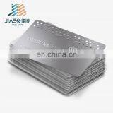 jiabo fashion stainless steel custom metal visit name business card