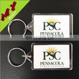 Promotional Gifts Clear Printed Acrylic Key Chain Wholesale thumbnail-6