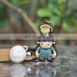 Lovely 2D/3D Custom Own Logo Soft Pvc Plastic Key Chain,rubber Keychain for Business Gift