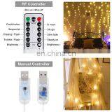 Led Wedding Curtain String Lights 3M X3M 300leds 8 Modes USB Powered thumbnail-6