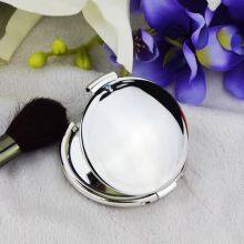 Wholesale Small Pocket Mirror Silver UV Personalized Compact Mirror