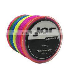 4 Stands JOF PE 300m 500m 1000m Fishing Thread China Braided Multicolor Fishing Line thumbnail-1