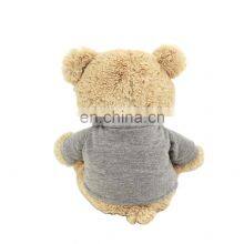 Height 20cm Customized Plush Toys With Pictures Embroidery Logo Teddy Bearn Sweater Bear Doll thumbnail-2