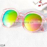 2016 Women New Style Fashion Round Translucent Crystal Frame Sunglasses thumbnail-1