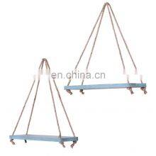 Indoor Small Flower Plant Organize Wall Solid Wooden Floating Shelf Bracket thumbnail-2