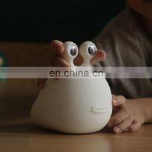 Safe Soft Silicone Slug Night Light Cute Animal Baby Touch Sensor Nursery Night Light for Kids thumbnail-3
