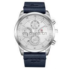 Naviforce 9148 Hot Sale Quartz Movement Wrist Watch Leather Waterproof Chronograph Men Wristwatches Custom Watch