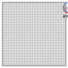 Square Holes Aluminum Perforated Sheet Metal HJP-1015S Square Perforated Sheet Metal thumbnail-3