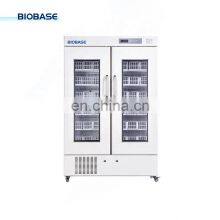 BIOBASE Blood Bank Refrigerator BBR-4V608 Double Fridge and Freezer for Laboratory or Hospital thumbnail-1