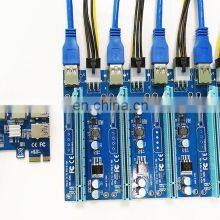 Pci-e To Pci-e Adapter 1 Turn 4 Pci-express Slot 1x To 16x Usb 3.0 Special Riser Card Pcie Converter thumbnail-5