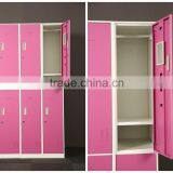 6 Door Colorful Steel Locker,6 Door Storage Metal Locker Cabinet ,6 Door Gym Colorful Locker thumbnail-1