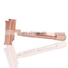 OEM Manufacture Double Edge Butterfly Razor With Non-slip Handle thumbnail-1