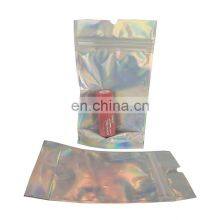 Customized Stand up Pouch Laser Foil Plastic Packaging Bag for Food Snacks Glitter Used for Cosmetic and Daily Necessities