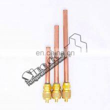 Air Conditioner Part A/C Copper Charging Valve Access Valve 1/4 Refrigeration thumbnail-1