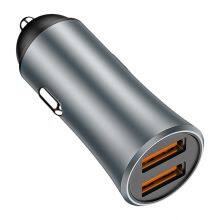 12/24V 5V 2.4A Mini Fast Charge USB TYPE-C High-quality Dual USB Car Charger thumbnail-4