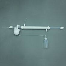 PTFE Reaction Distillation Flask 1000ml Double-necked Buffer Bottle With Valve Four-necked Flask With Condenser and Stirring Paddle thumbnail-3