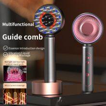 Portable USB Ionic Hairbrush Scalp Massager Home Cordless Electric Hair Brushes With Four Modes Made
