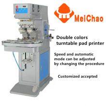 MeiChao Double Colors 8 Stations Automatic Rotary Turntable Pad Printing Machine thumbnail-2