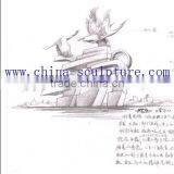 Large Modern Stainless Steel Metal Abatract Art Outdoor Sculpture thumbnail-1