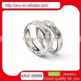 Top Sale Newest Product 316l Stainless Steel Jewelry Wholesale Rings Silver Rings thumbnail-1