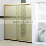 Luxury Wired Glass Durable Bath Sliding Door thumbnail-2