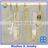 Factory Price Hot Selling White Star Opal Pendant Necklace With S925 Silver 18K Gold Plated Chain thumbnail-1