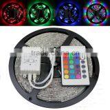 3528 5m RGB 300 LED SMD Flexible Light Strip Waterproof+24 Key IR Controller